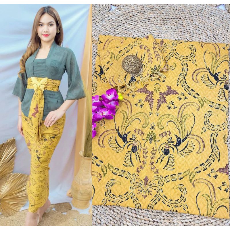 Kamen Batik Set Selendang/Kamen Batik Lembaran/Kamen batik Bali/Kamen batik murah