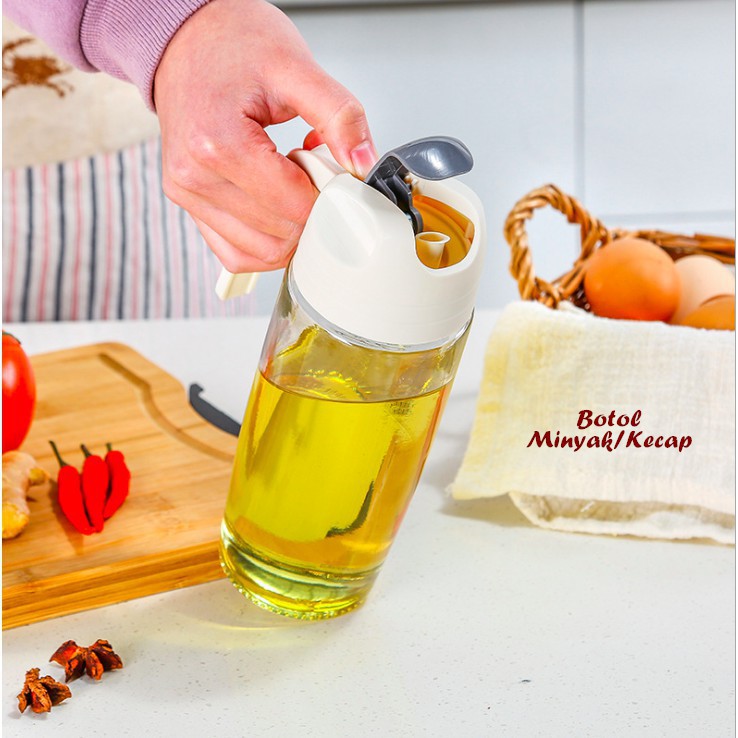 Botol Kaca Minyak Goreng 630ML / BOTTLE OIL / Botol Minyak Kecap Cuka Saus / Botol Kaca Multifungsi