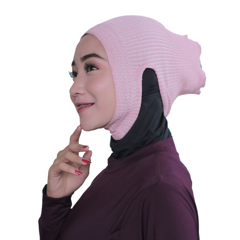 Ciput Rajut ANBUD Anti Budeg  / Ciput Inner Bandana Rajut ANBUD