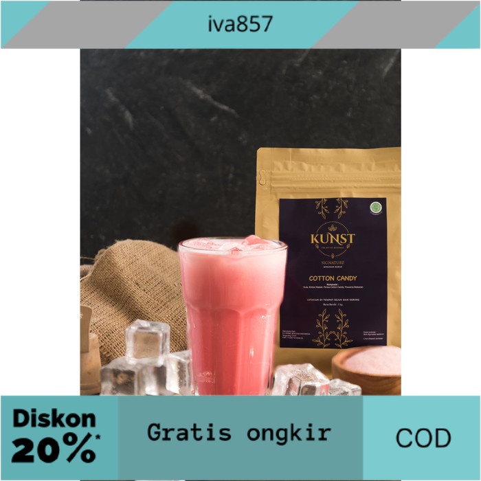 

PROMO COTTON CANDY Signature KUNST POWDER | Bubuk minuman rasa COTTON CANDY GRATIS ONGKIR