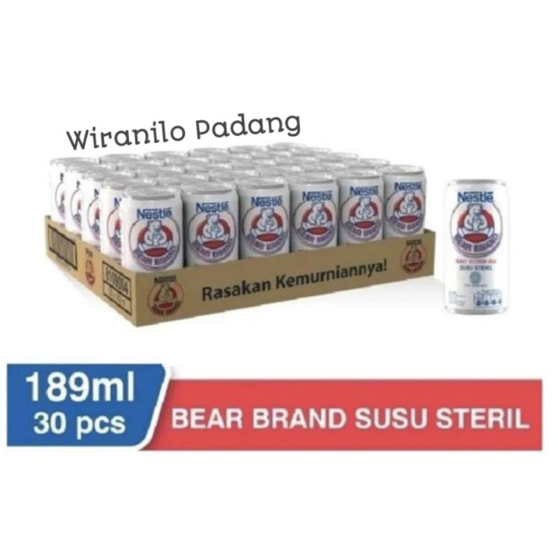 

Susu Beruang Bear Brand (30pcs/karton/Krat ) 189 ML - Wiranilo Padang