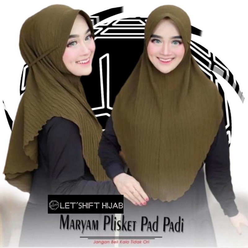 BERGO MARYAM PET PLISKET PADI/ BERGO MARYAM PLISKET/PLISKET PADI PED DAN POLOS