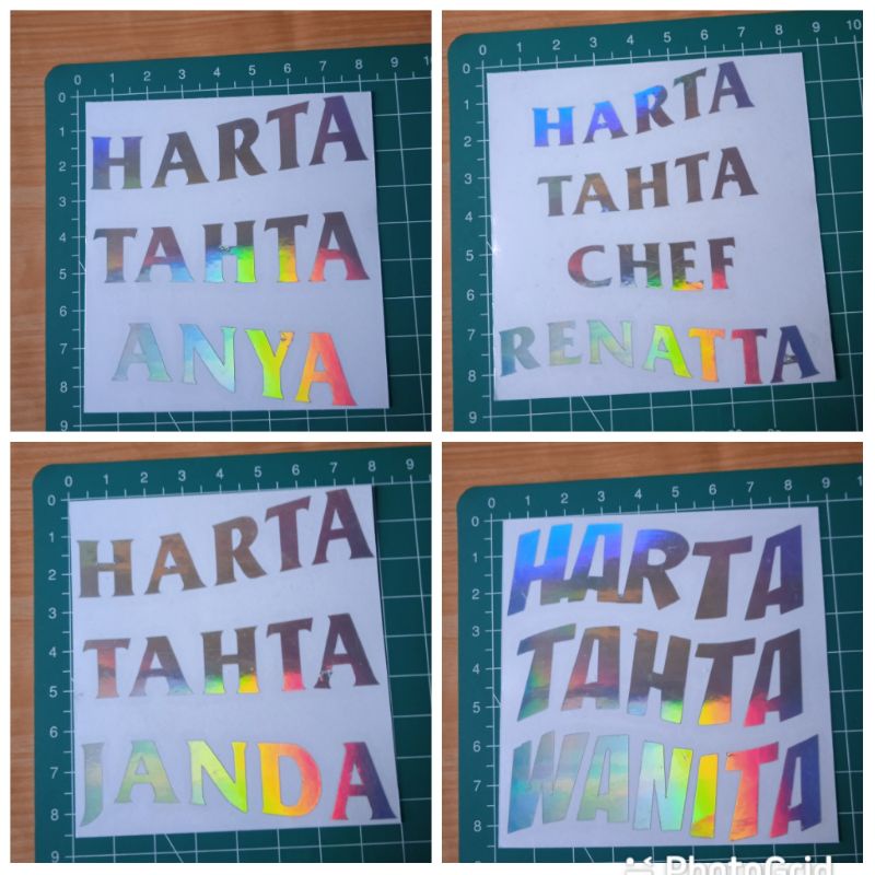 stiker cutting harta tahta wanita sticker harta tahta janda harta tahta anya