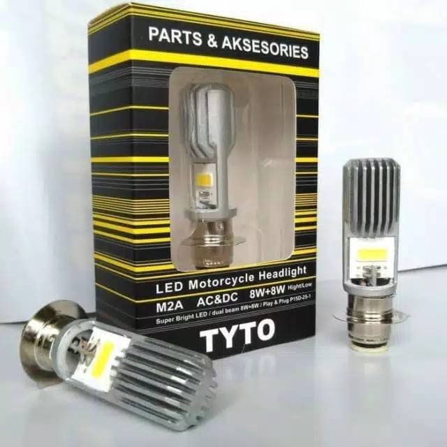 Lampu utama motor Tyto/ Lampu LED motor tipe H6 bebek/matic