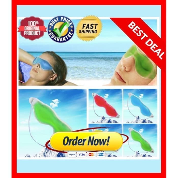 [80gr] LT- Penutup Mata Tidur / Kacamata Tidur / Gel Sleeping Eye Mask COOL COVER