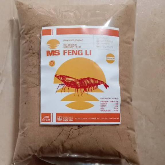 

Pelet udang Fengli 0 kemasan 500gram