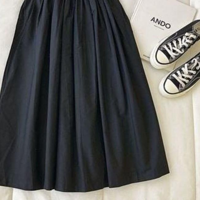 Rok linen / rok wanita / linen skirt / casual skirt / rok polos / JACKLYN SKIRT