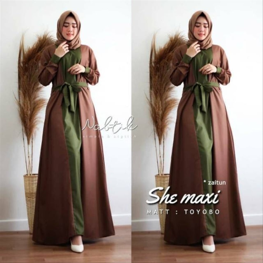 BAJU GAMIS WANITA DEWASA PAKAIAN CEWEK DEWASA BUSANA SYARI MUSLIMAH BAJU PEREMPUAN MUSLIM BUSANA