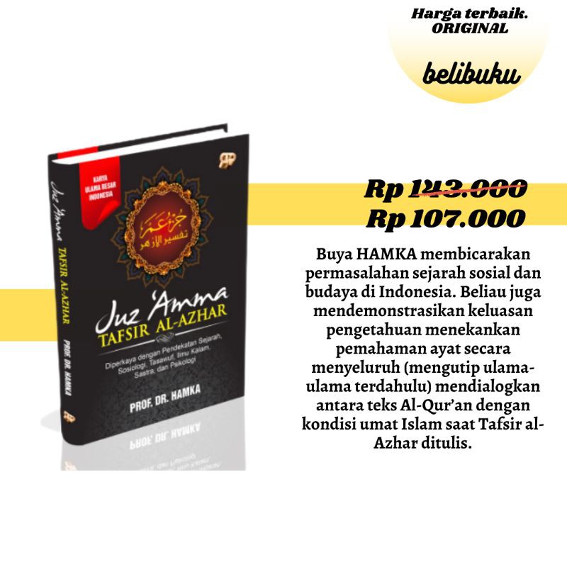 Juzamma tafsir Al-Azhar Buya Hamka GIP
