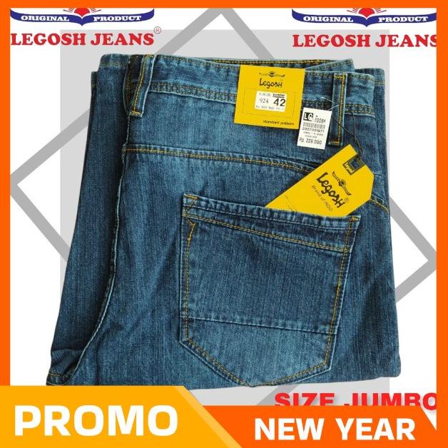 Terbaru⁎➳ Celana Pendek Big Size Jumbo Legosh Original Jeans(Cardinal) 95 ➳