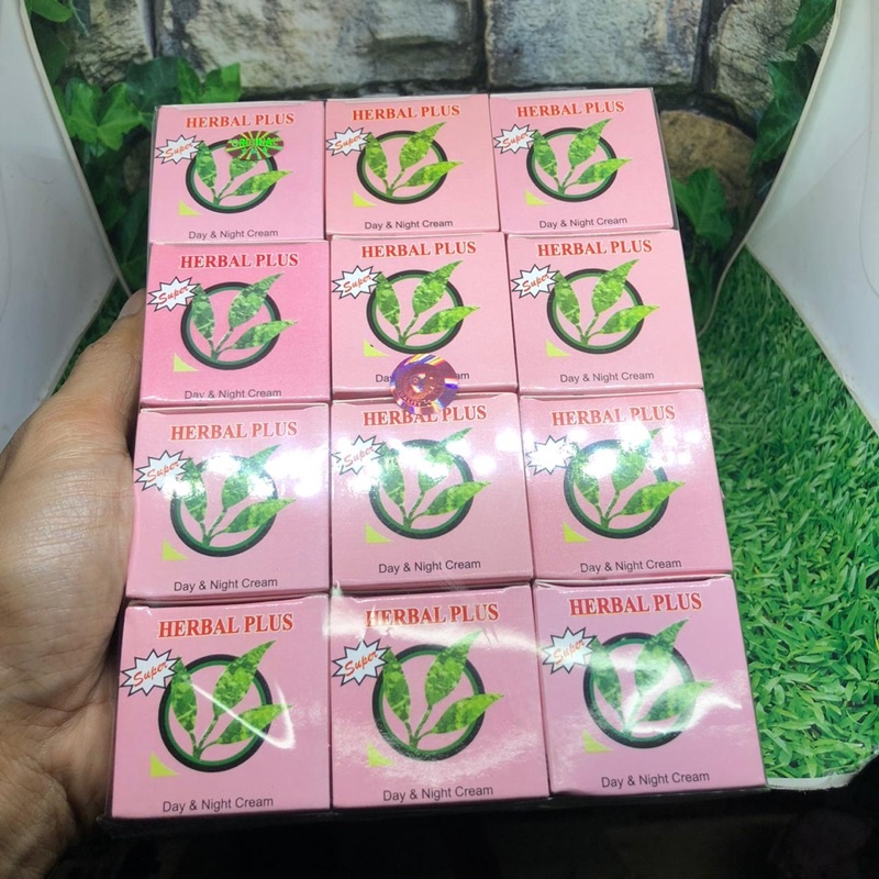 (12 Pcs) Cream Herbal Plus Super Original / Holo 3