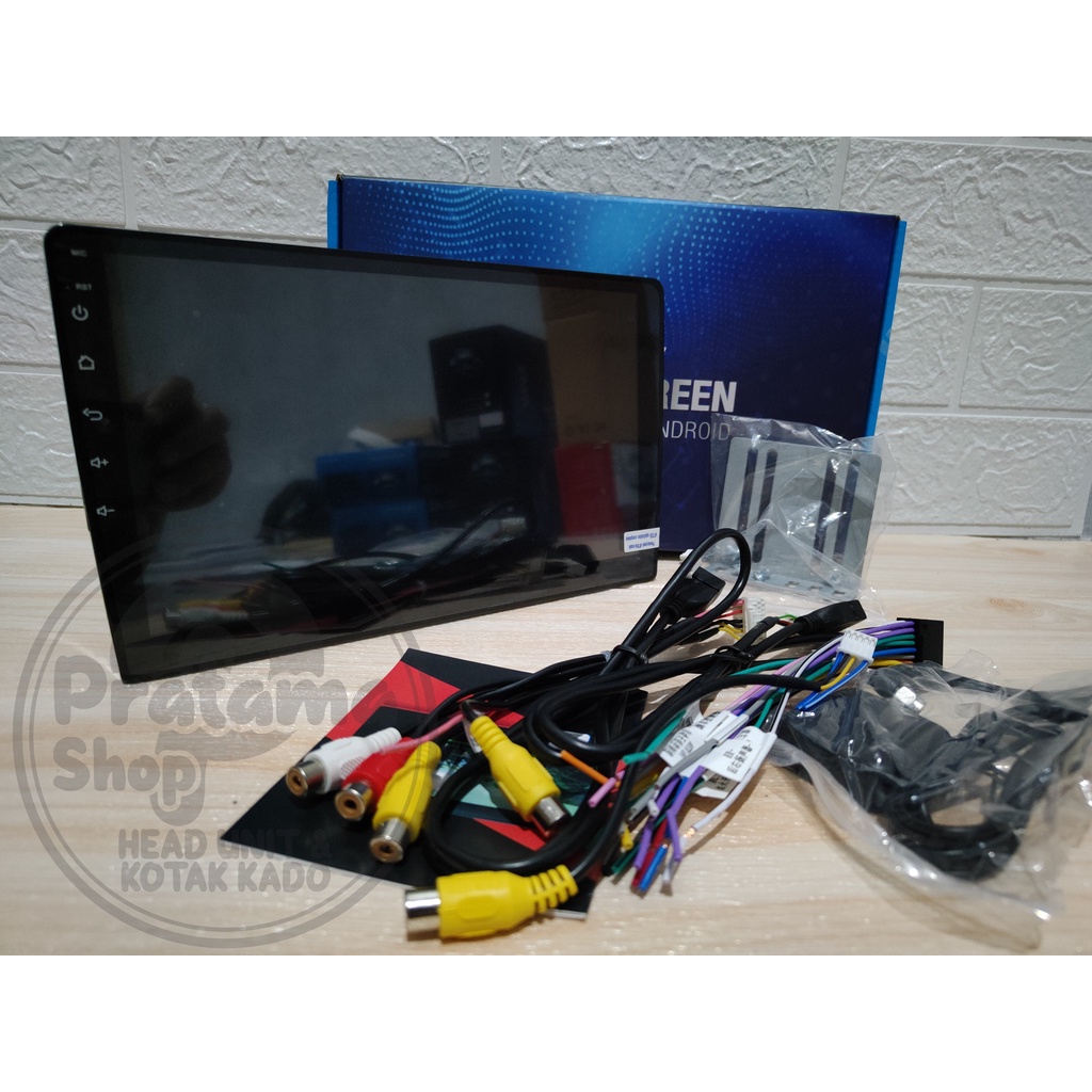 headunit audio mobil 2din double din android 10inch 1/16 2/16 HINZ