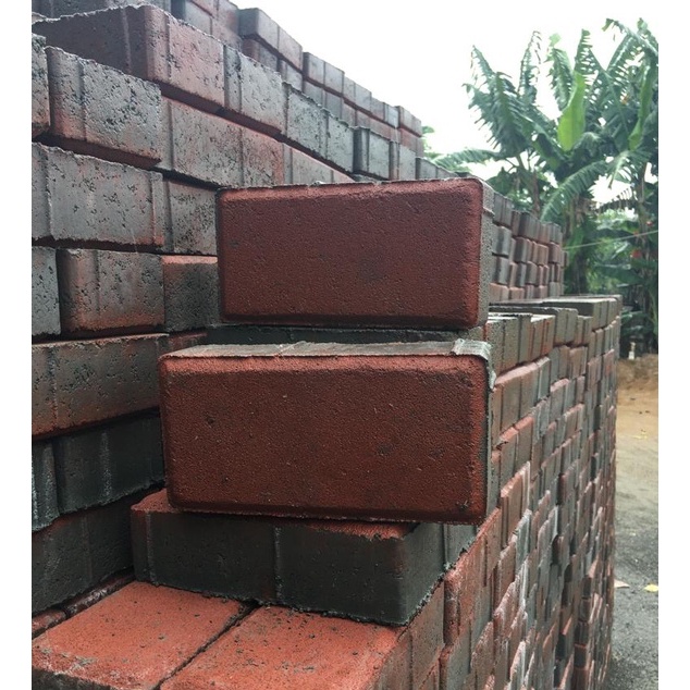 Paving / Paving Warna  / Konblok / Conblock / Paving Block Bata Merah Tebal 6cm Mutu K 300