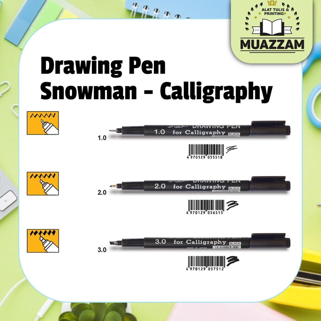 

Drawing Pan Snowman For Calligraphy