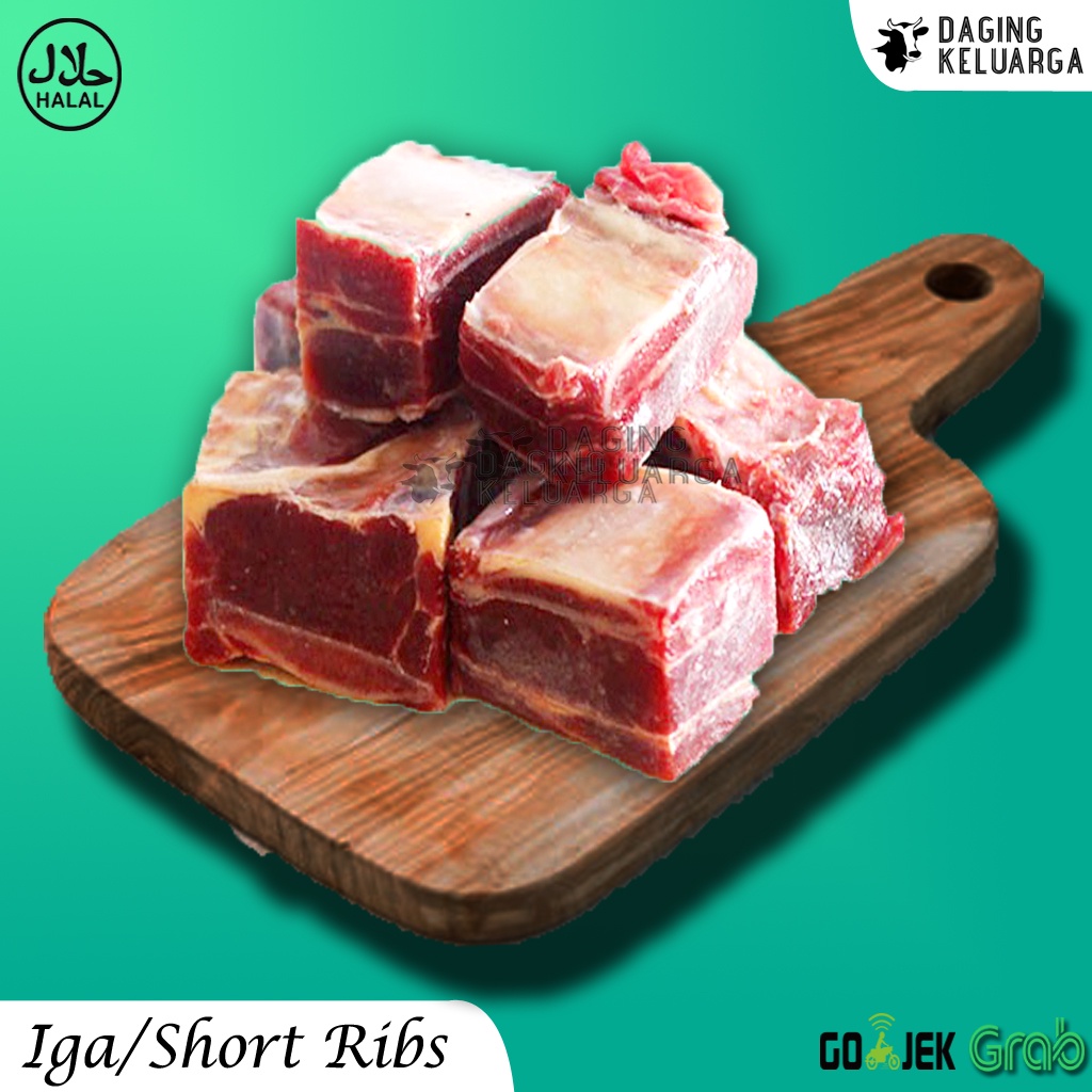 

DAGING IGA/IGA POTONG/SHORT RIBS/IGA BAKAR/IGA SAPI - 0.5 kg & 1KG