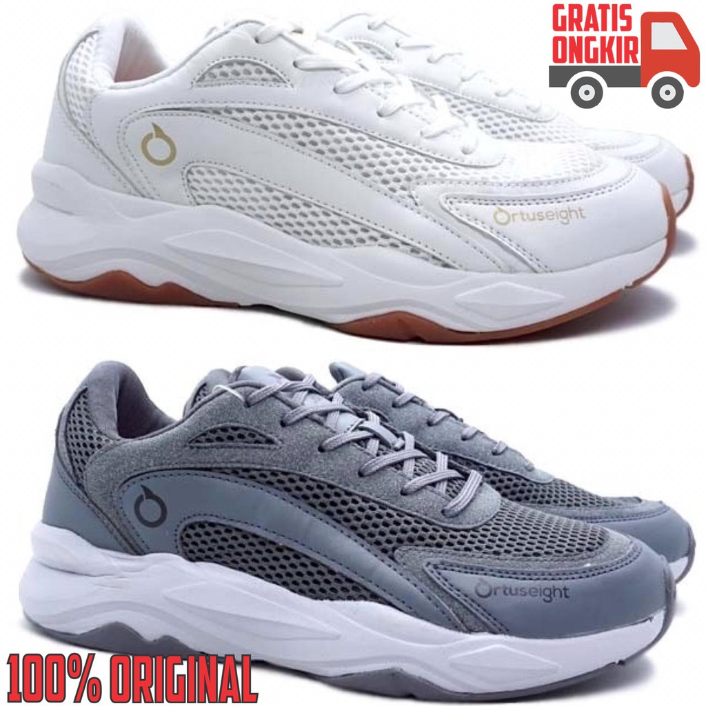 Sepatu Ortuseight Abyssus - Grey White
