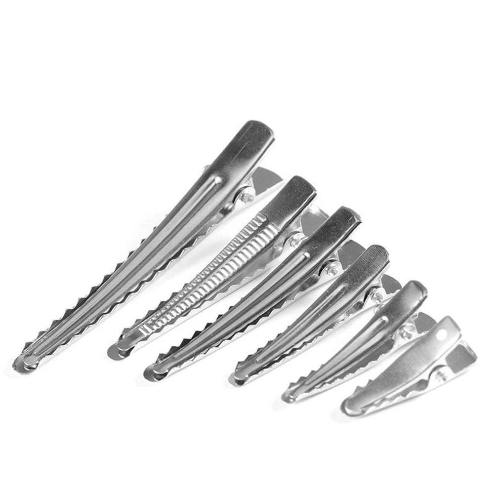 Agustinina Jepit Rambut Portable Untuk Anak Perempuan Silver Fashion Single Prong Styling Tools