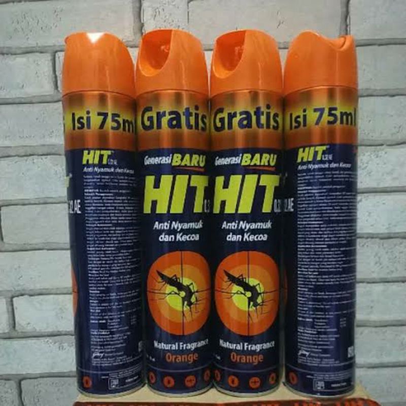 Hit Semprot nyamuk dan kecoa 600ml gratis 75ml