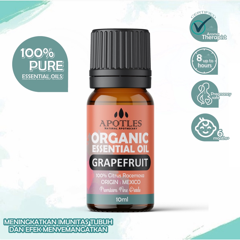 Grapefruit Essential Oil - Minyak Aromaterapi Jeruk Grapefruit Pure Essential Oil 10ml