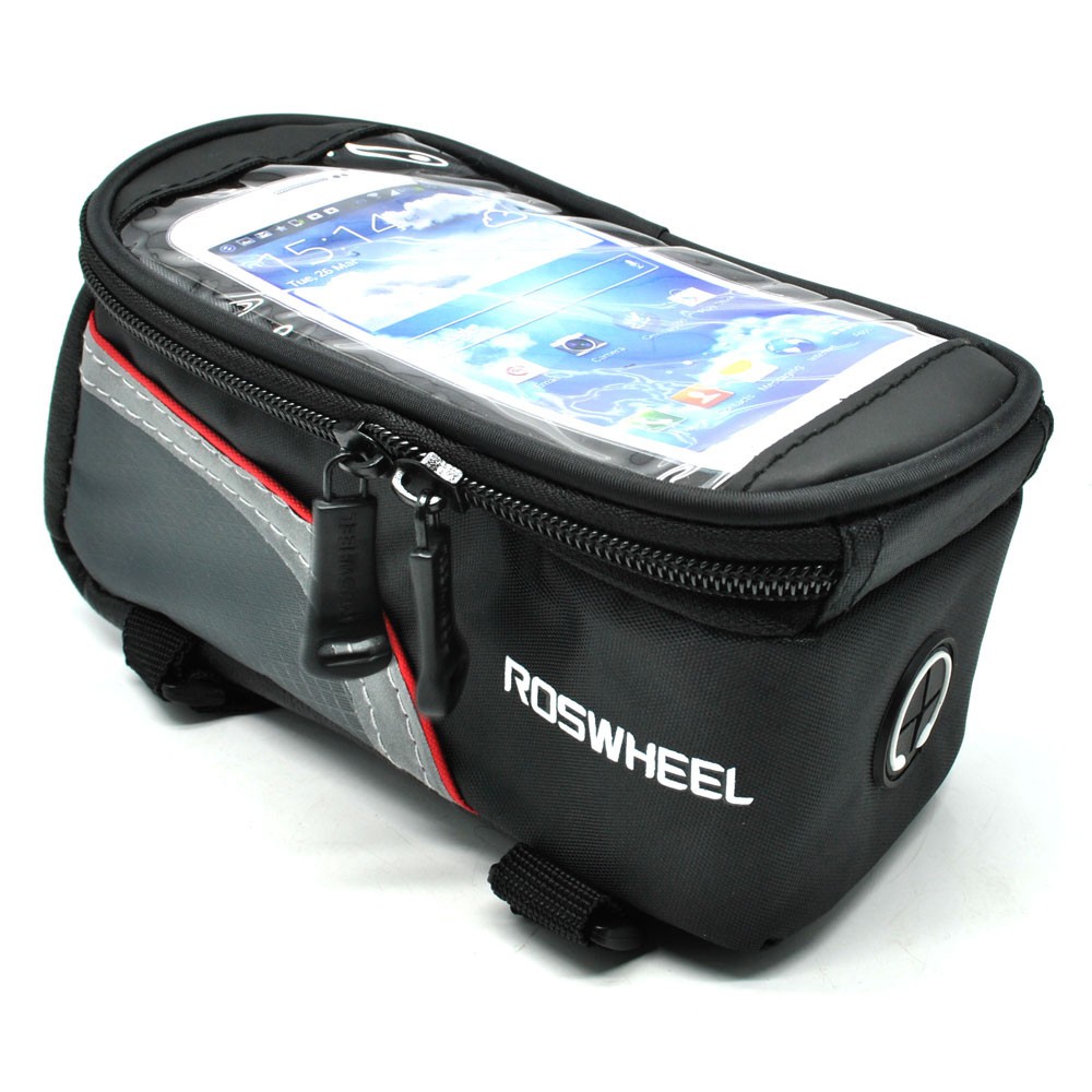 Roswheel tas sepeda mtb tas sepeda gunung tas sepeda lipat tas sepedah tas hp sepeda 5.5 inch