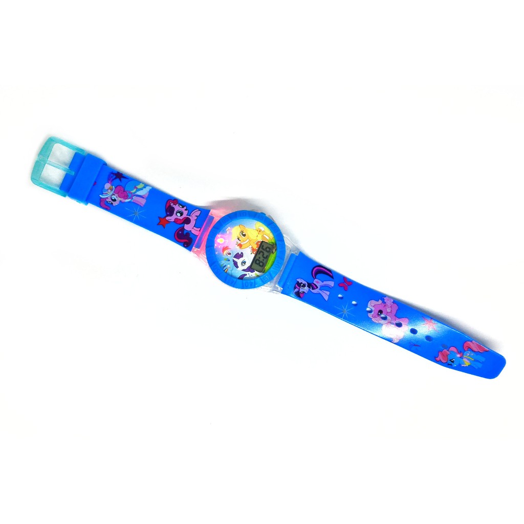 Promo Terbaru! JAM TANGAN ANAK PEREMPUAN MY LITTLE PONY KUDA PONY LAMPU MUSIK DIGITAL