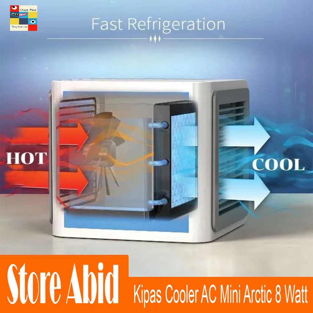 Kipas Cooler AC Mini Portable Pendingin Ruangan Pendingi AC Air Cooler Arctic Air Conditioner 8W