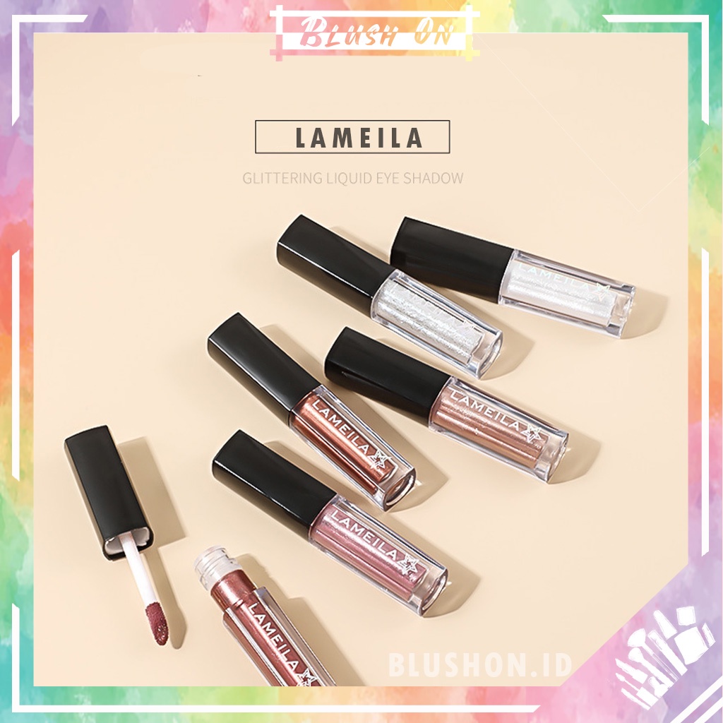 LAMEILA Eyeshadow Glitter Liquid Cair Waterproof Anti Air 1033