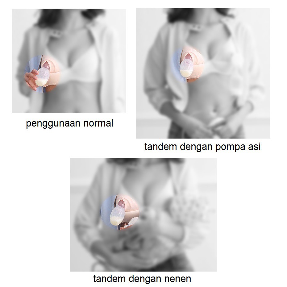 CMBear Silicone Breastpump Breastmilk Collector Penampung ASI