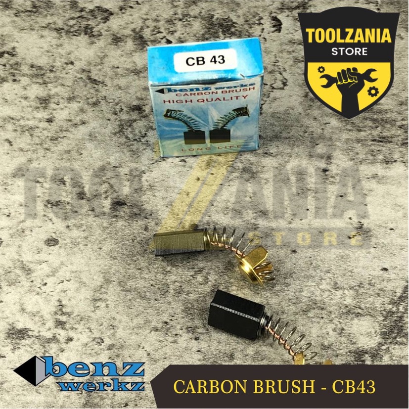 Carbon brush standard CB-043 / CB 43 spul arang mesin router hitachi