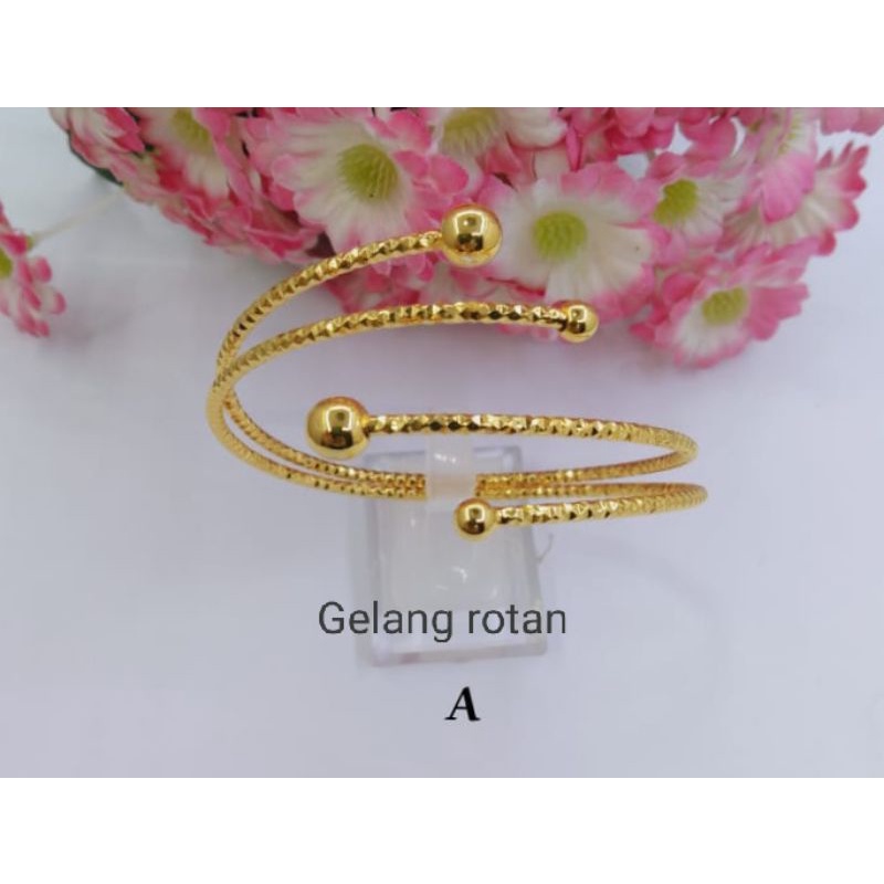 Dsdr055. Gelang tangan xuping wanita dewasa lapis emas