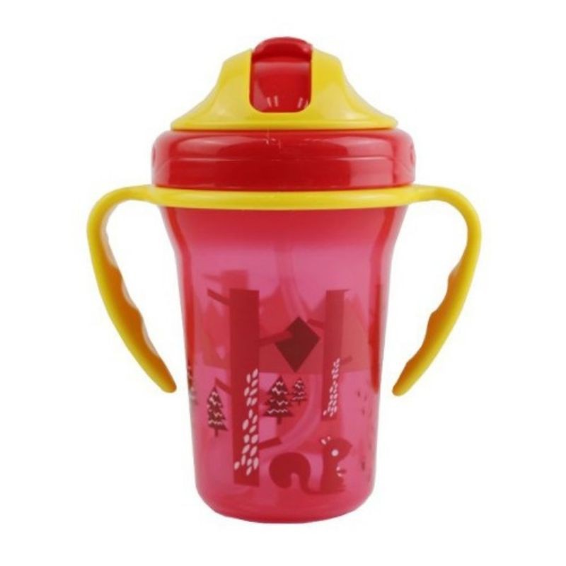 Botol Minum Sedotan Baby Safe JP020 / Baby safe Traning Cup With Straw JP020