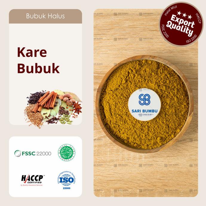 

:0:0:0] Kare Bubuk / Curry Powder 250gr Export Quality