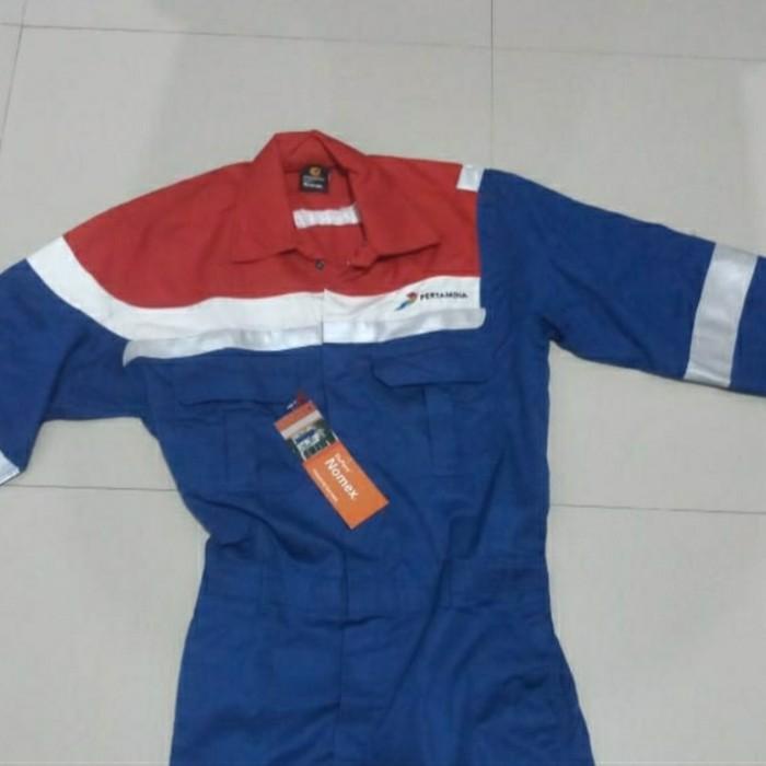 Wearpack Pertamina Nomex Original/Coverall Nomex Pertamina Dupont