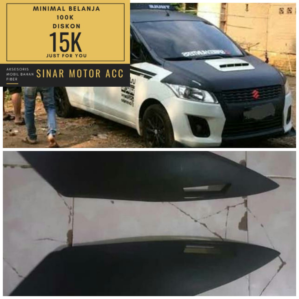 Eyelid Mata Sipit Alis Lampu Cover Lampu Suzuki Ertiga thn 2012-2017