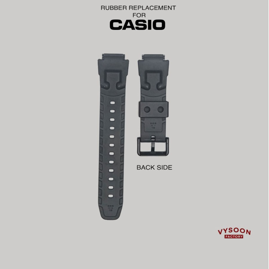 Strap Tali Karet Casio Original Pengganti FTS-600 FTS600 FTS 600