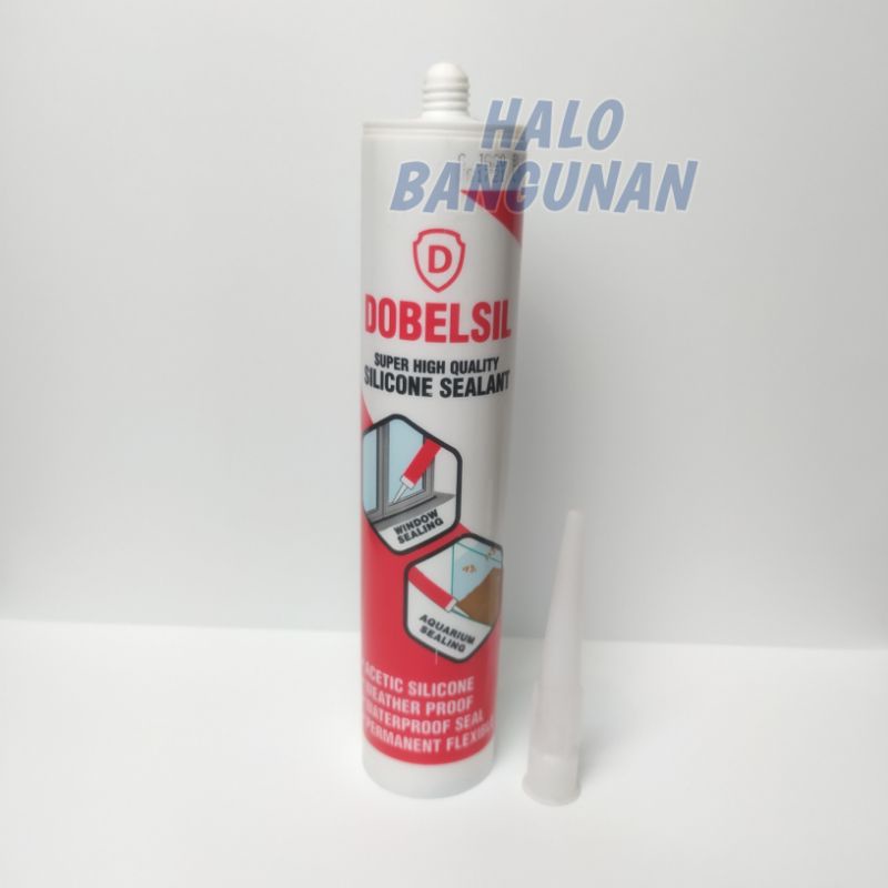 

Dobelsil Lem Silikon 300 ml / Silicone Sealant Kaca Aquarium Jendela