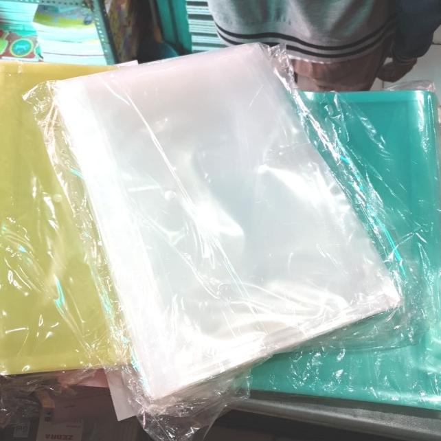 

♤ map plastik kancing - Putih ☚