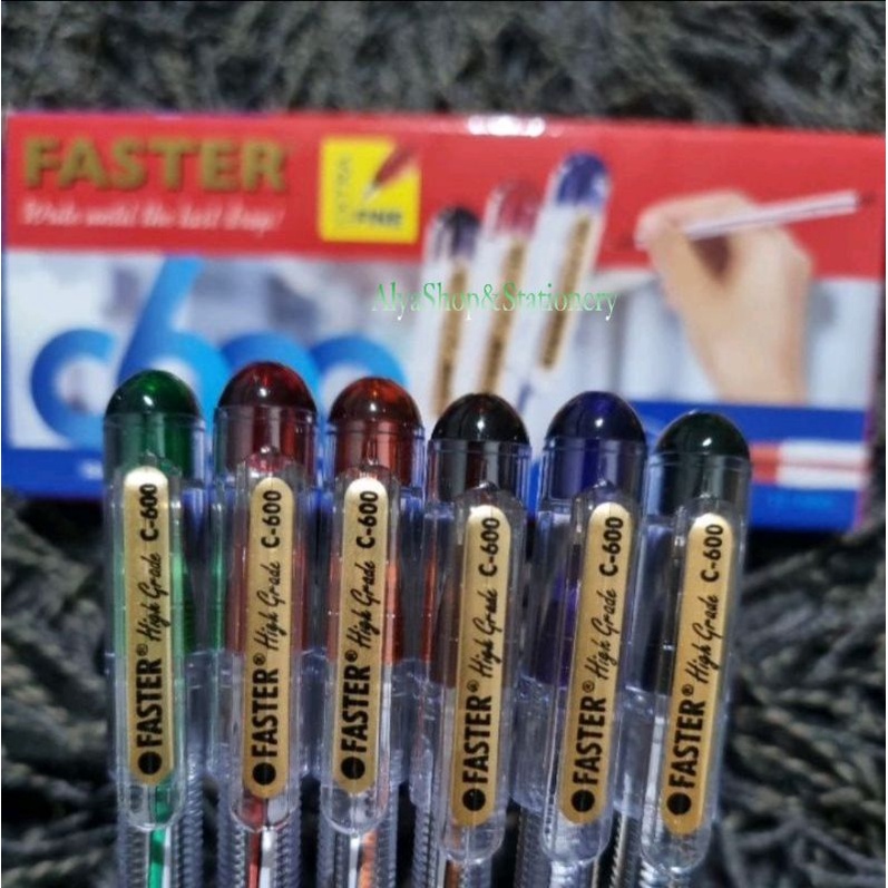 Pulpen Faster C600 ISI 12 PCS