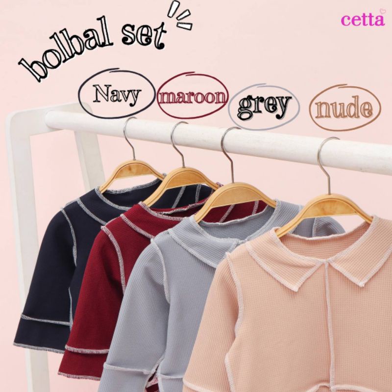 Afsheenastore One Set Anak Perempuan Bolbal By Cetta