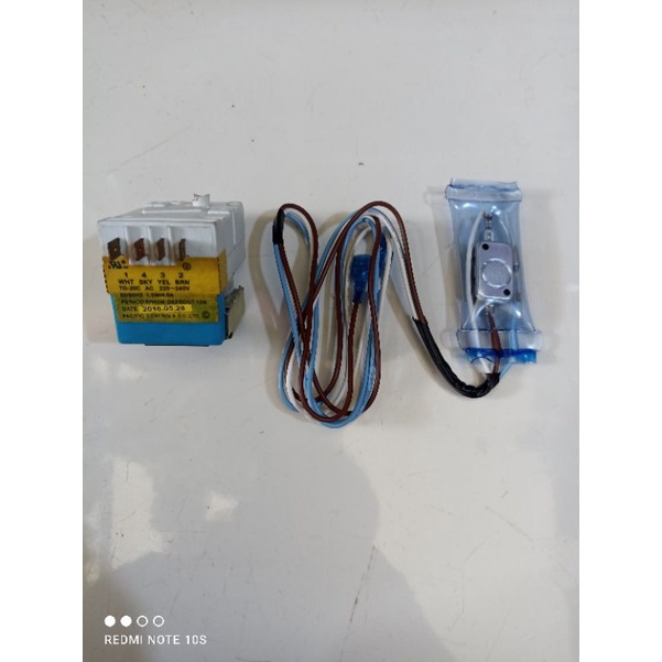 Timer TMDE 702ZDI dan defros bimetal kulkas Samsung 2 pintu