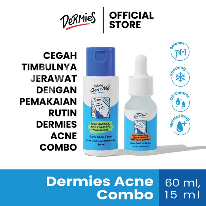 Bundle Dermies Acne Combo - Paket Kombo Jerawat