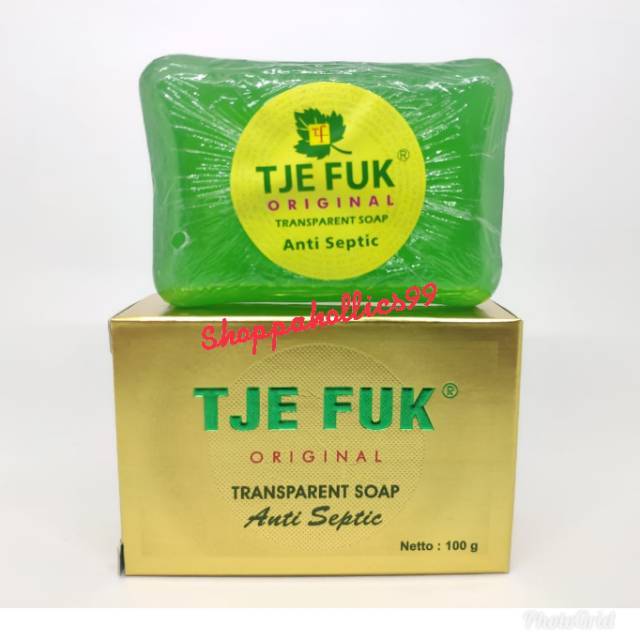 Tje Fuk Sabun Hijau / Anti Septic / Sabun Tje Fuk Hijau / Sabun Tjefuk Hijau Anti Septic