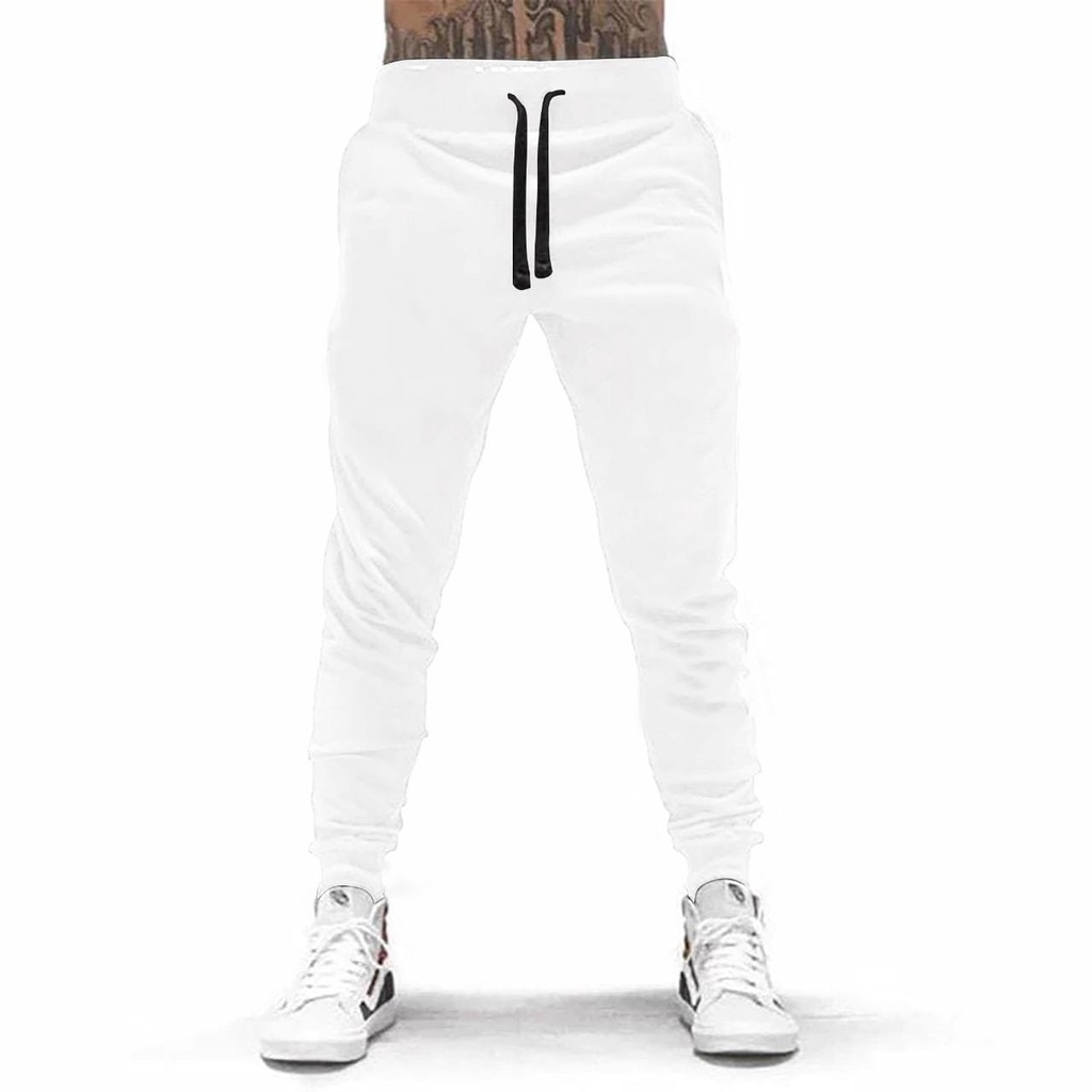 CELANA PANJANG JOGGER POLOS UNISEX BAHAN FLEECE TEBAL / KUALITAS BAGUS / JOGGER PRINTING