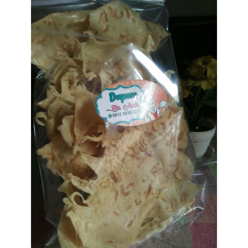 

Peyek teri medan & rebon krenyes