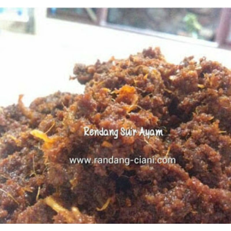 

Randang Cik ani Rendang Kering Suwir Ayam 200 gr