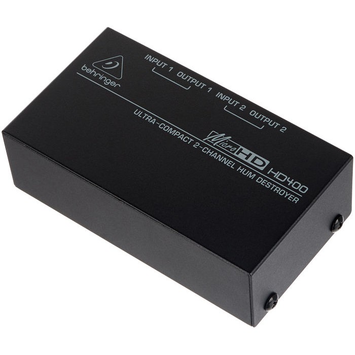 Behringer MicroHD HD400 Ultra-Compact 2-Channel Hum Destroyer