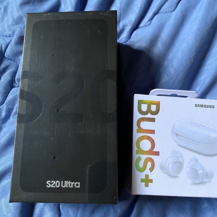 SAMSUNG GALAXY S20 ULTRA RESMI SEIN - Abu-abu, BONUS EARBUDS