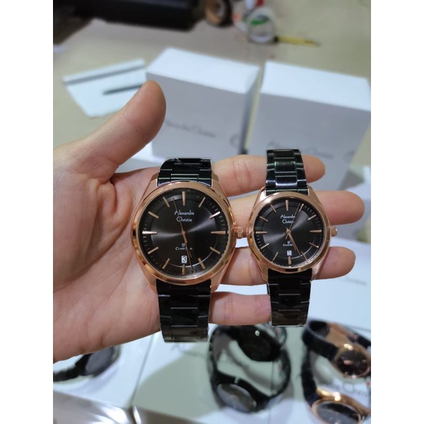 Alexandre Christie Ac 8654 / AC8654 Jam Tangan couple  Original