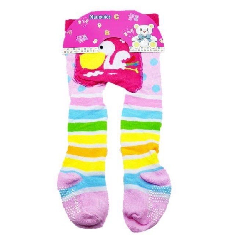 Legging Anak Bayi Perempuan Dengan Tutup Kaki Celana Panjang Leging Anak Bayi Perempuan Baby Import