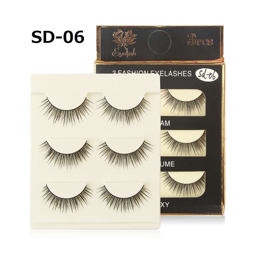 CSP095 – Magefy Bulu Mata Palsu Fake Eyelashes 3 pairs pasang